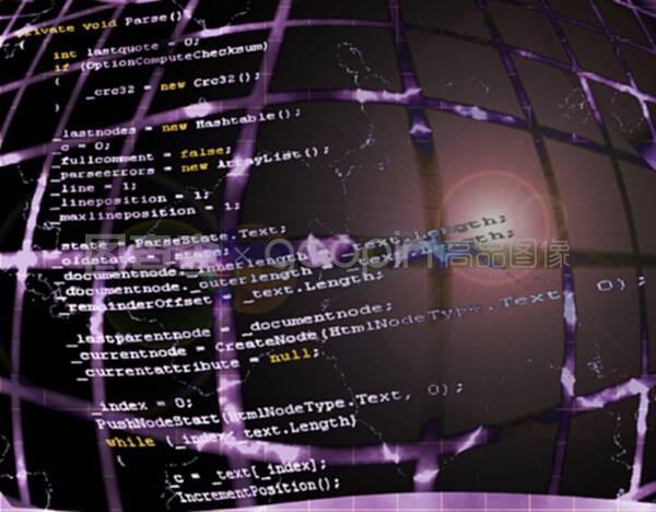 編程代碼源背景紋理插圖設計 軟件與網(wǎng)絡技術的視覺詮釋